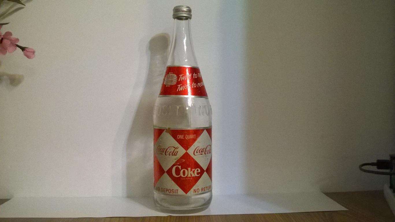 Coca Cola bott. USA rombi anni 50